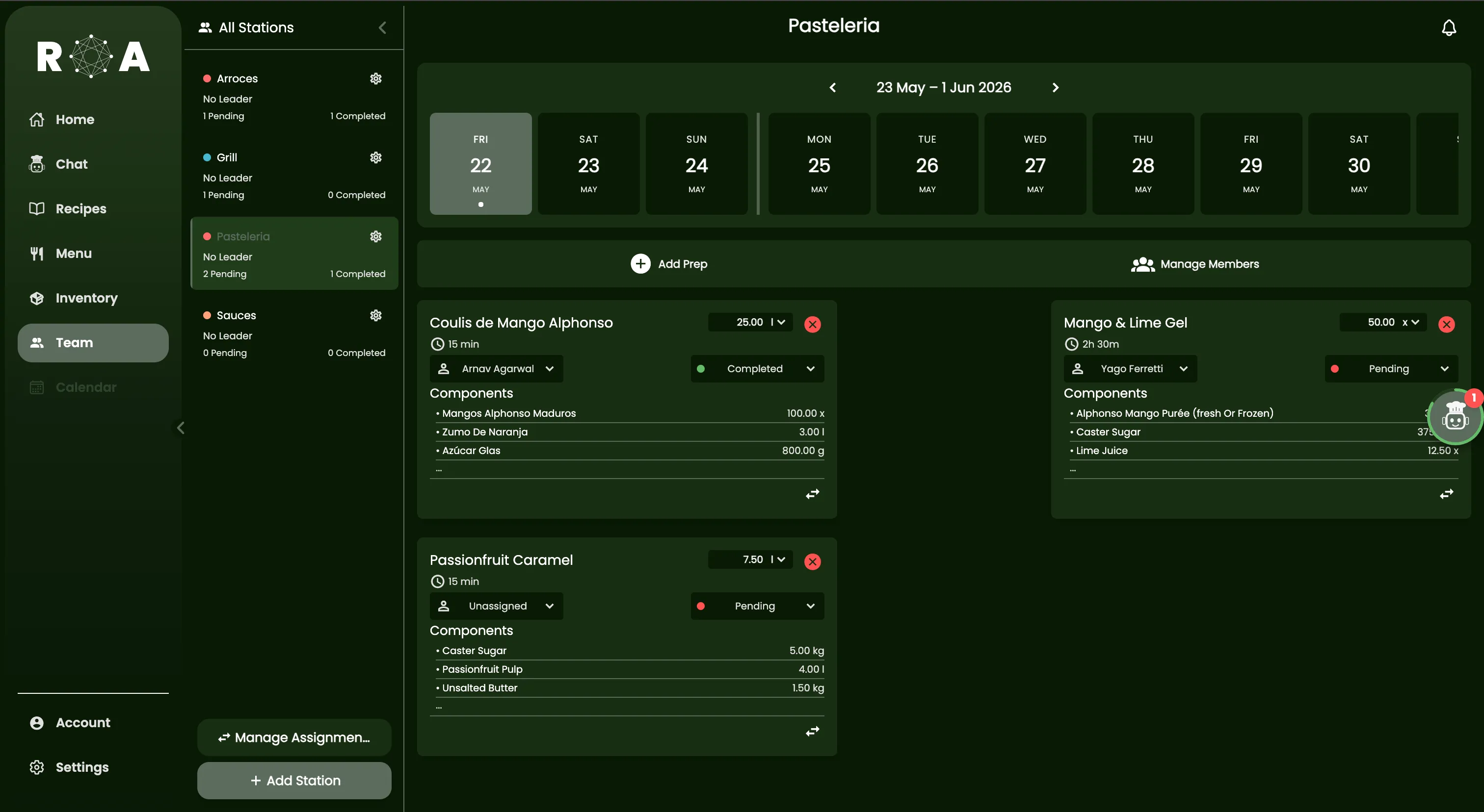 PREP Web screenshot